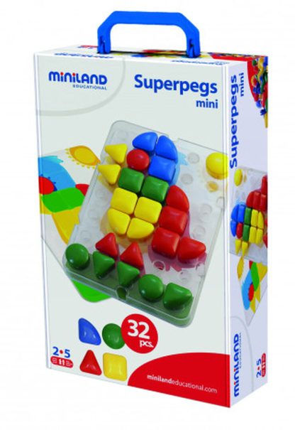 SUPERPEGS MINI 32 PCS MALETIN MINILAND